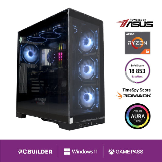 PCBuilder Ryzen 5 7600 MAVERICK Windows 11 Gaming PC-0