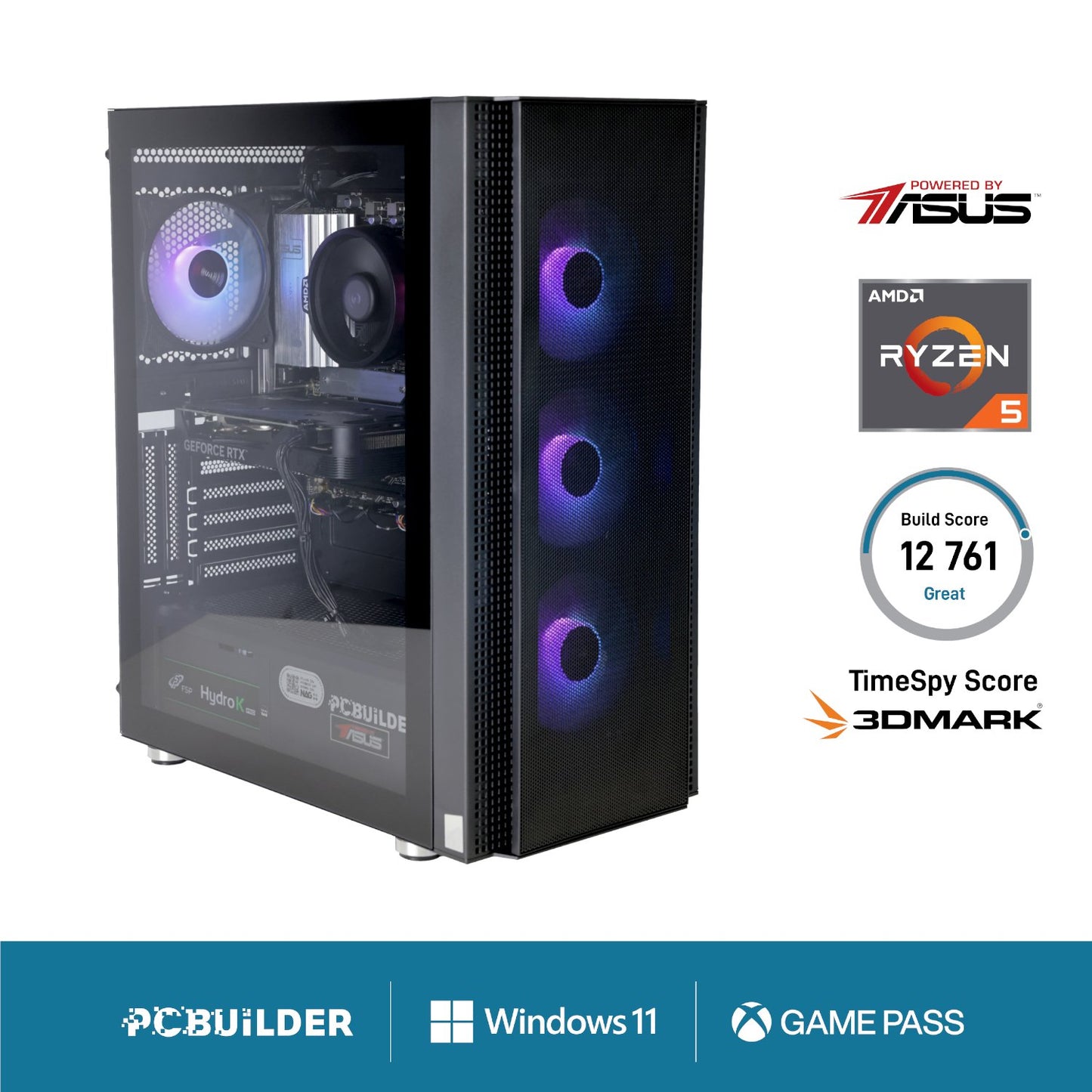 PCBuilder Ryzen 5 8400F OBLIVION Windows 11 Gaming PC-0