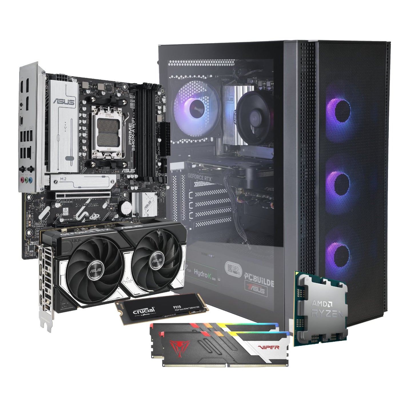 PCBuilder Ryzen 5 8400F OBLIVION Windows 11 Gaming PC-17