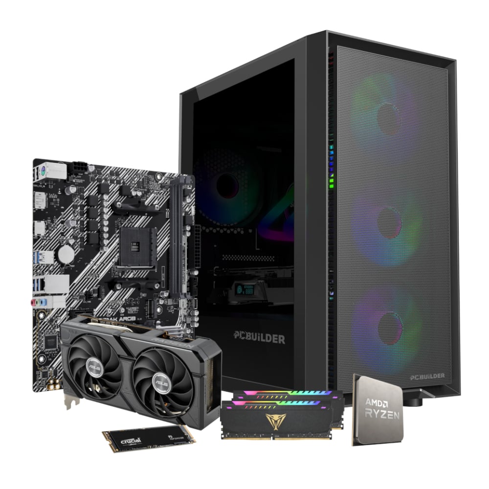 PCBuilder Ryzen 5 5600X PATHFINDER Windows 11 Gaming PC-17