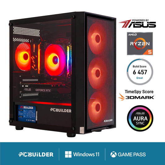 PCBuilder Ryzen 5 5600X SENTINEL Windows 11 Gaming PC-0