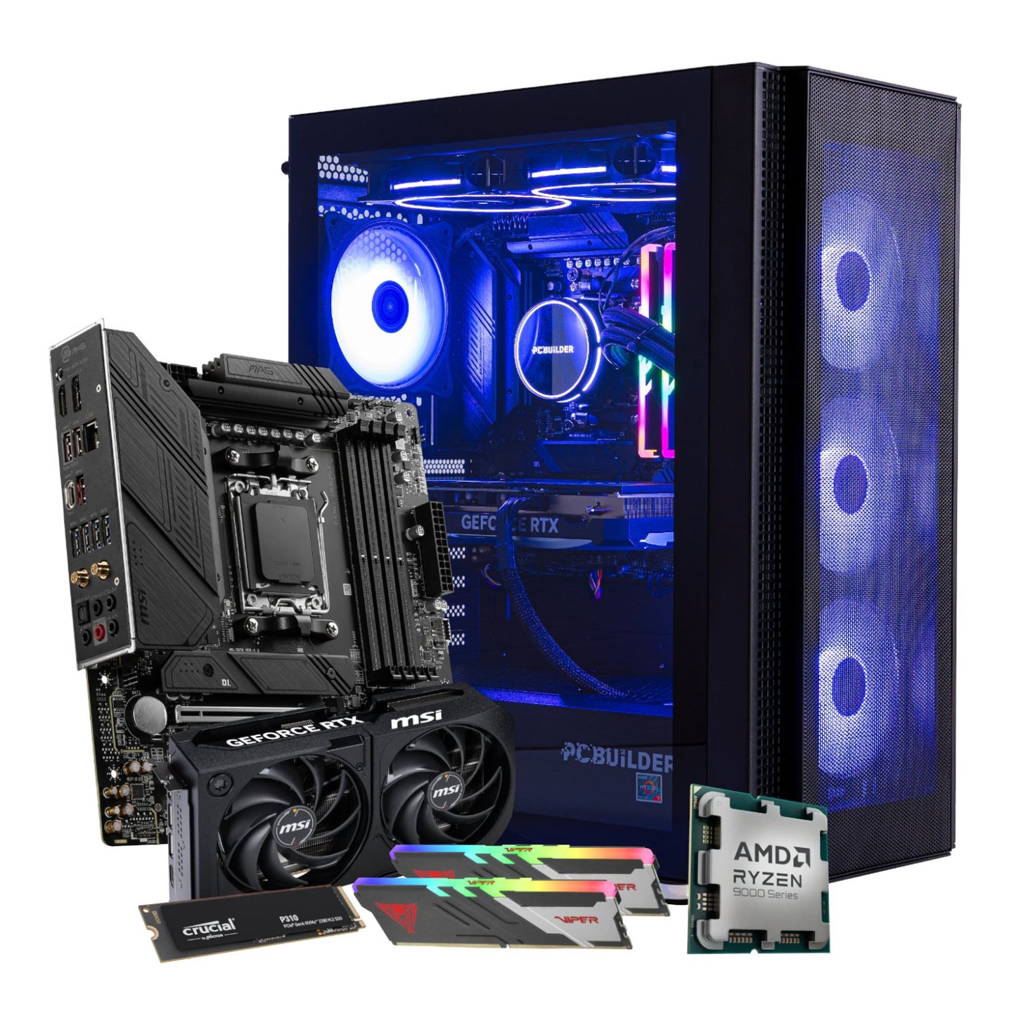 PCBuilder Ryzen 7 9700X TACTICIAN Windows 11 Gaming PC-18