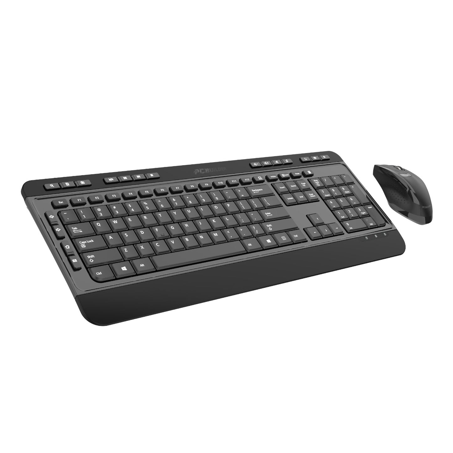 PCBuilder ALPHA Silent Wireless Keyboard and Mouse Combo-1