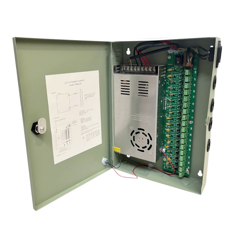 PD Power 18CH PSU 12V 25A PTC-0