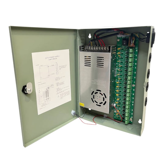PD Power 18CH PSU 12V 25A PTC-0