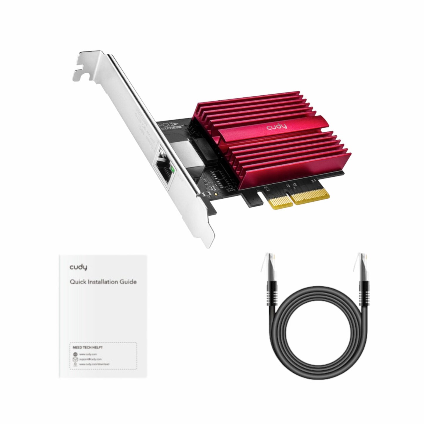 Cudy PE10G Network Adapter - 10Gbps, PCI Express-2