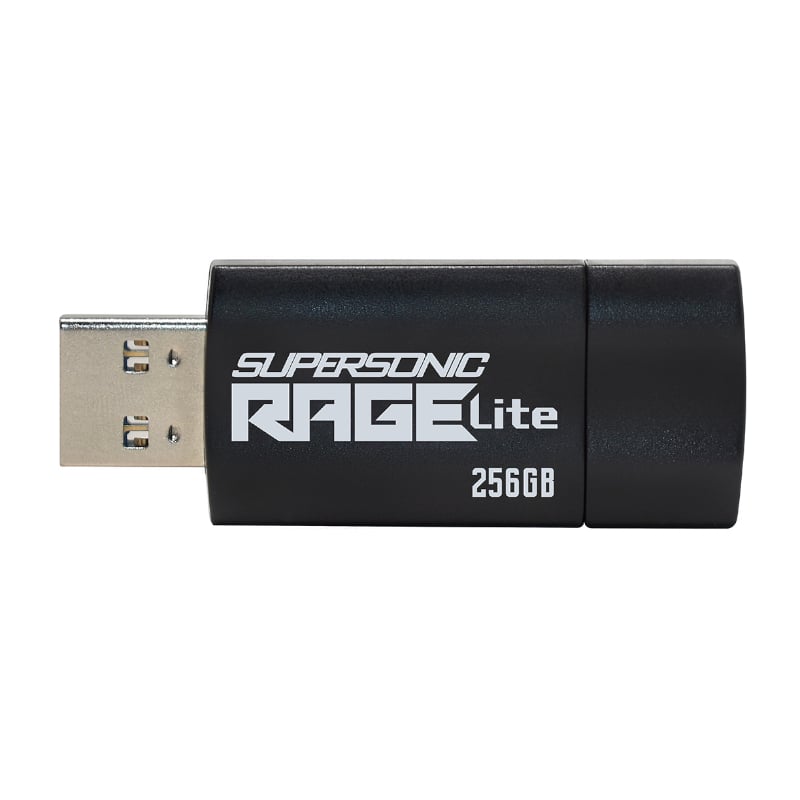 Patriot Rage Lite 256GB USB3.2 Flash Drive - Black-1
