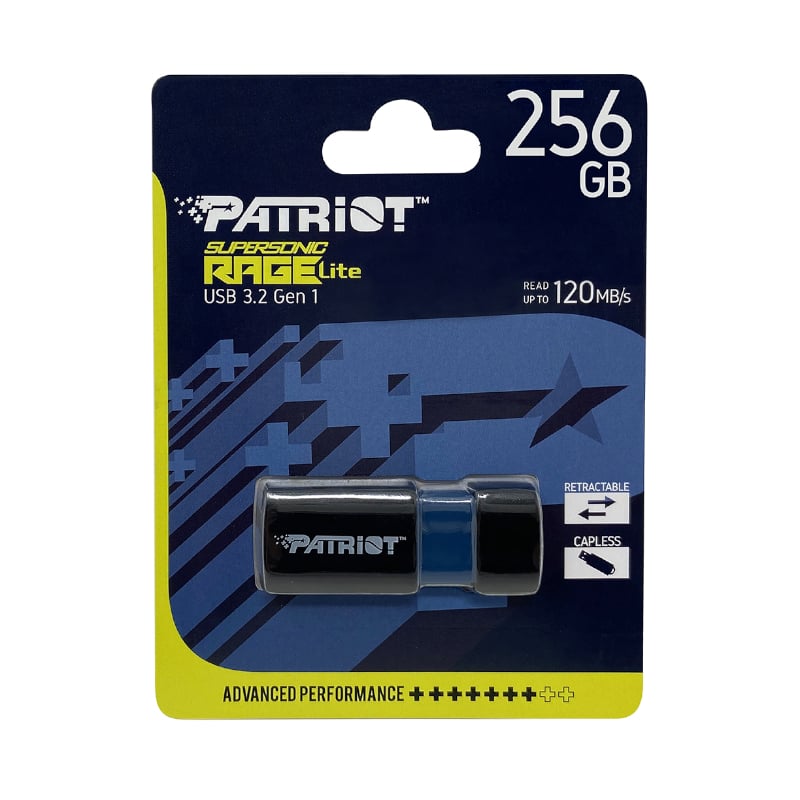 Patriot Rage Lite 256GB USB3.2 Flash Drive - Black-6