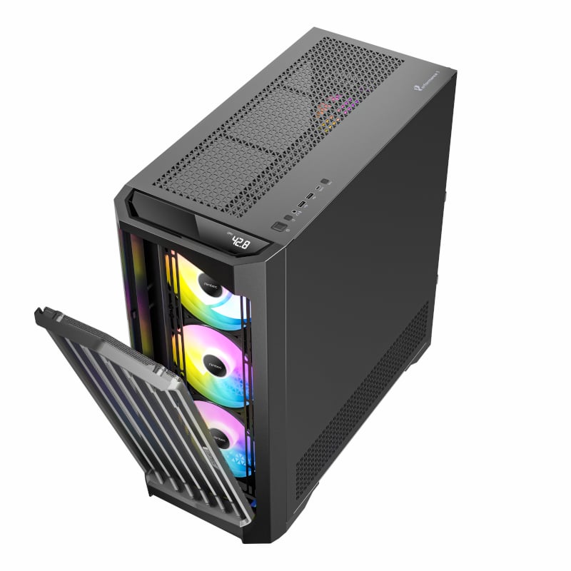 Antec Performance FT1 E-ATX |ATX |M-ATX | ITX ARGB Full-Tower Gaming Chassis - Black-16