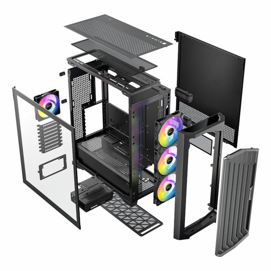 Antec Performance FT1 E-ATX |ATX |M-ATX | ITX ARGB Full-Tower Gaming Chassis - Black-20