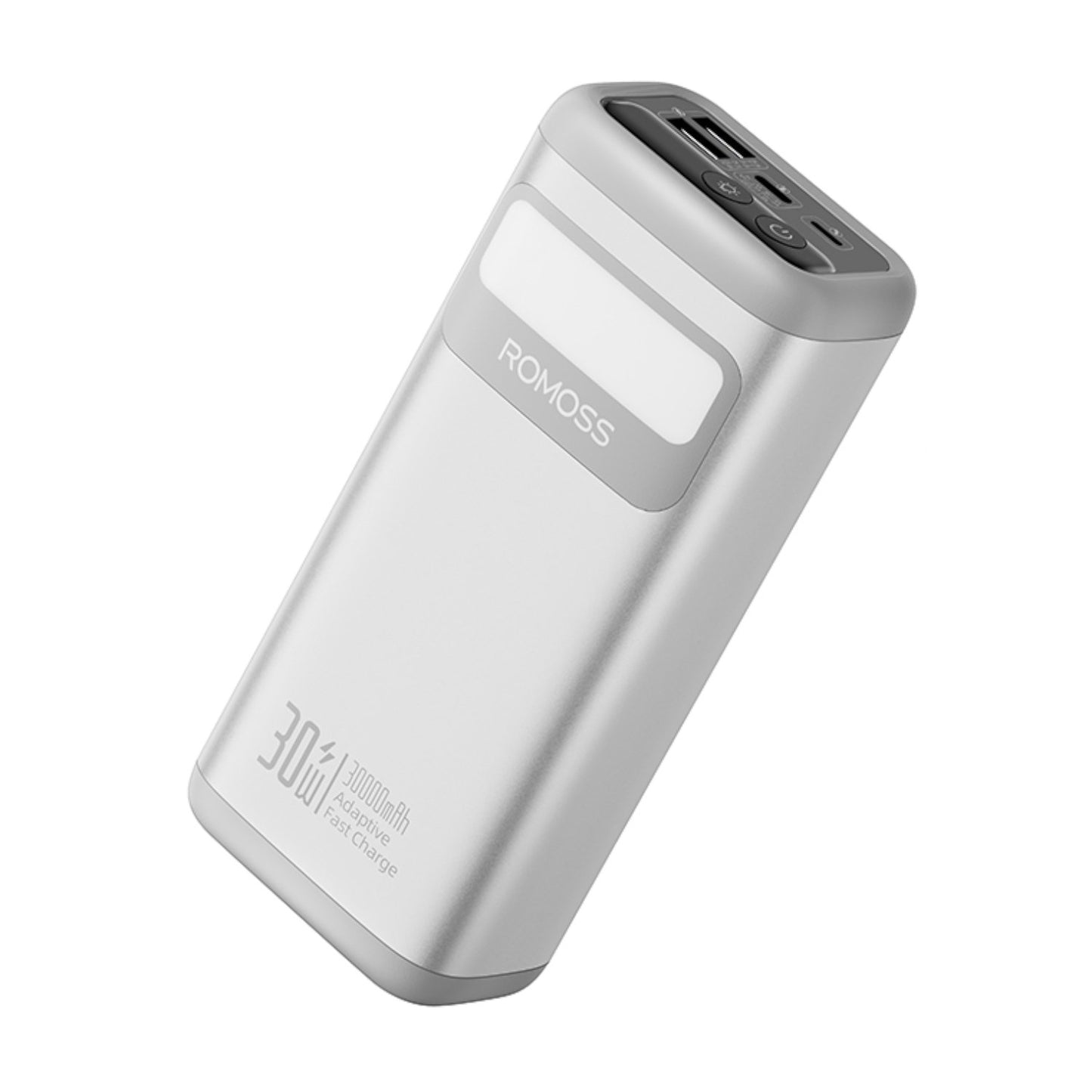 Romoss PMT30 30000mAh 30W Fast Charge Power Bank – Silver-2