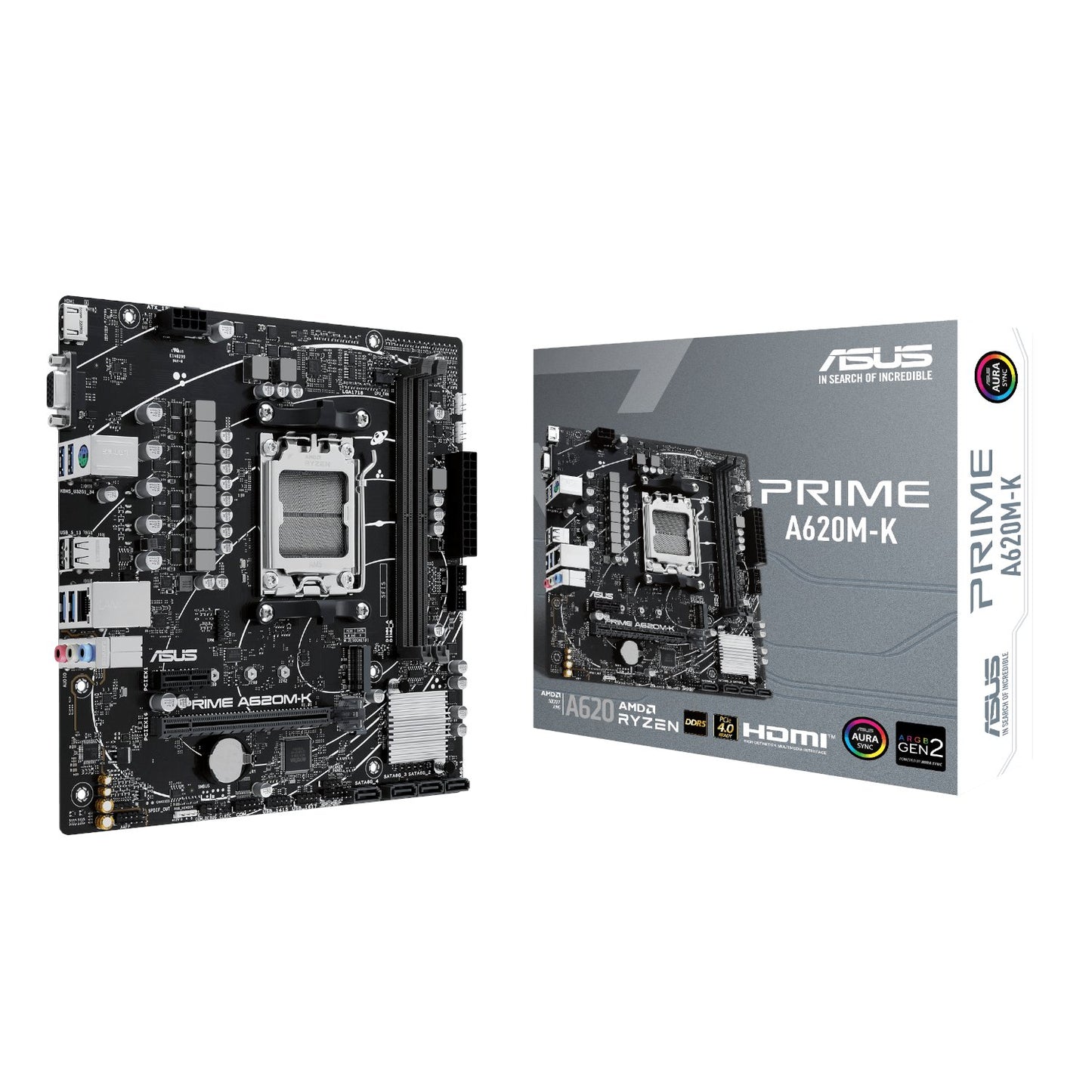 ASUS Prime A620M-K AM5 DDR5 M-ATX Motherboard-0