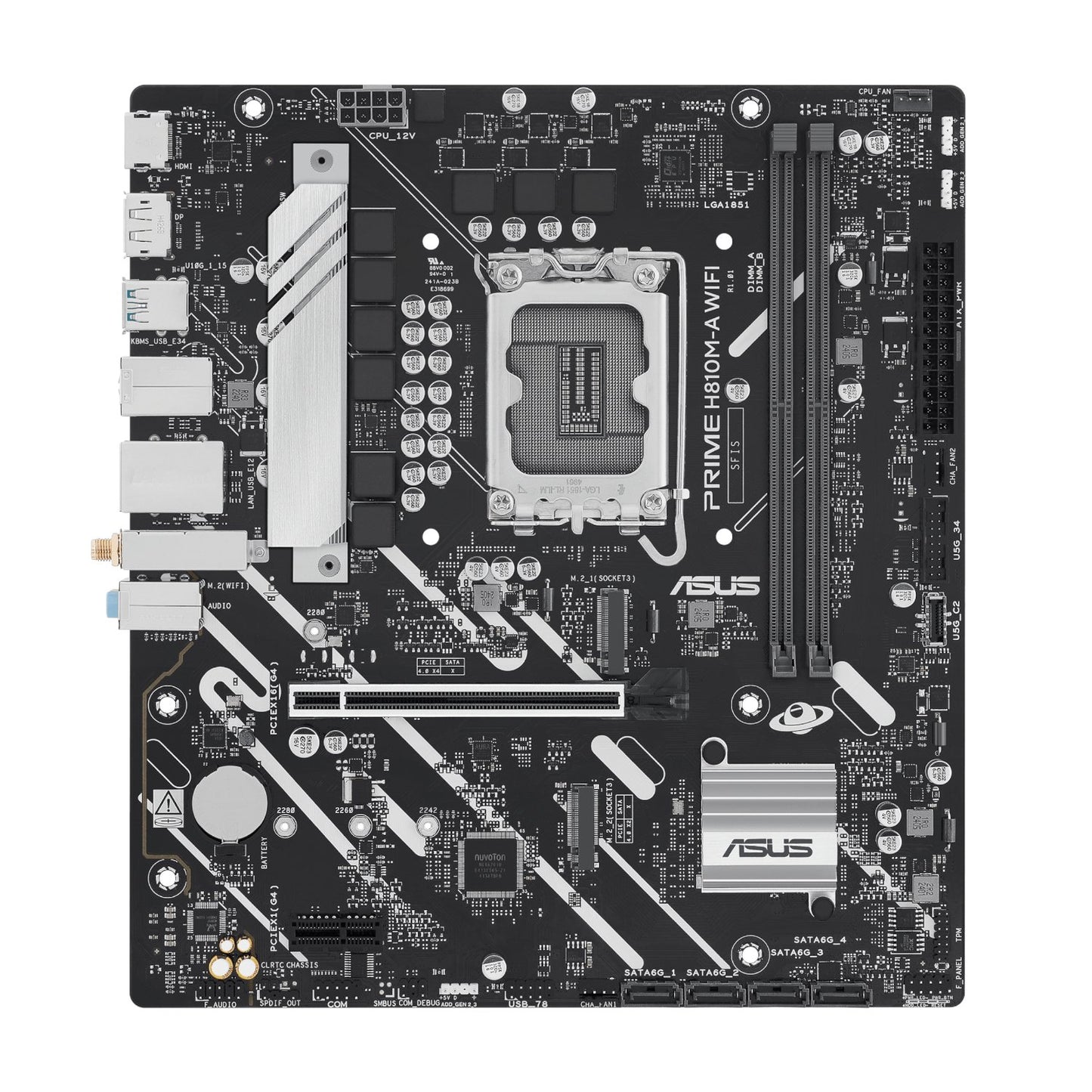 Asus PRIME H810M-A WIFI LGA1851 Micro ATX Motherboard-1