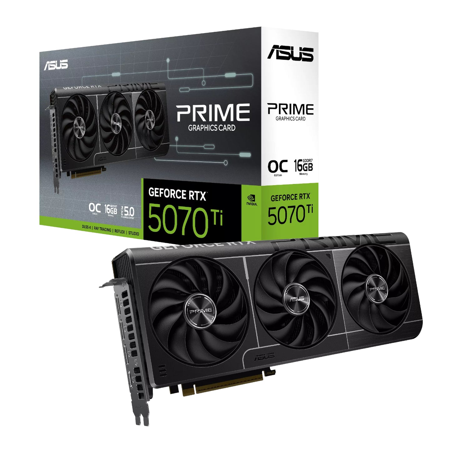 ASUS PRIME GeForce RTX 5070 Ti 16GB GDDR7 OC Edition Graphics Card-0