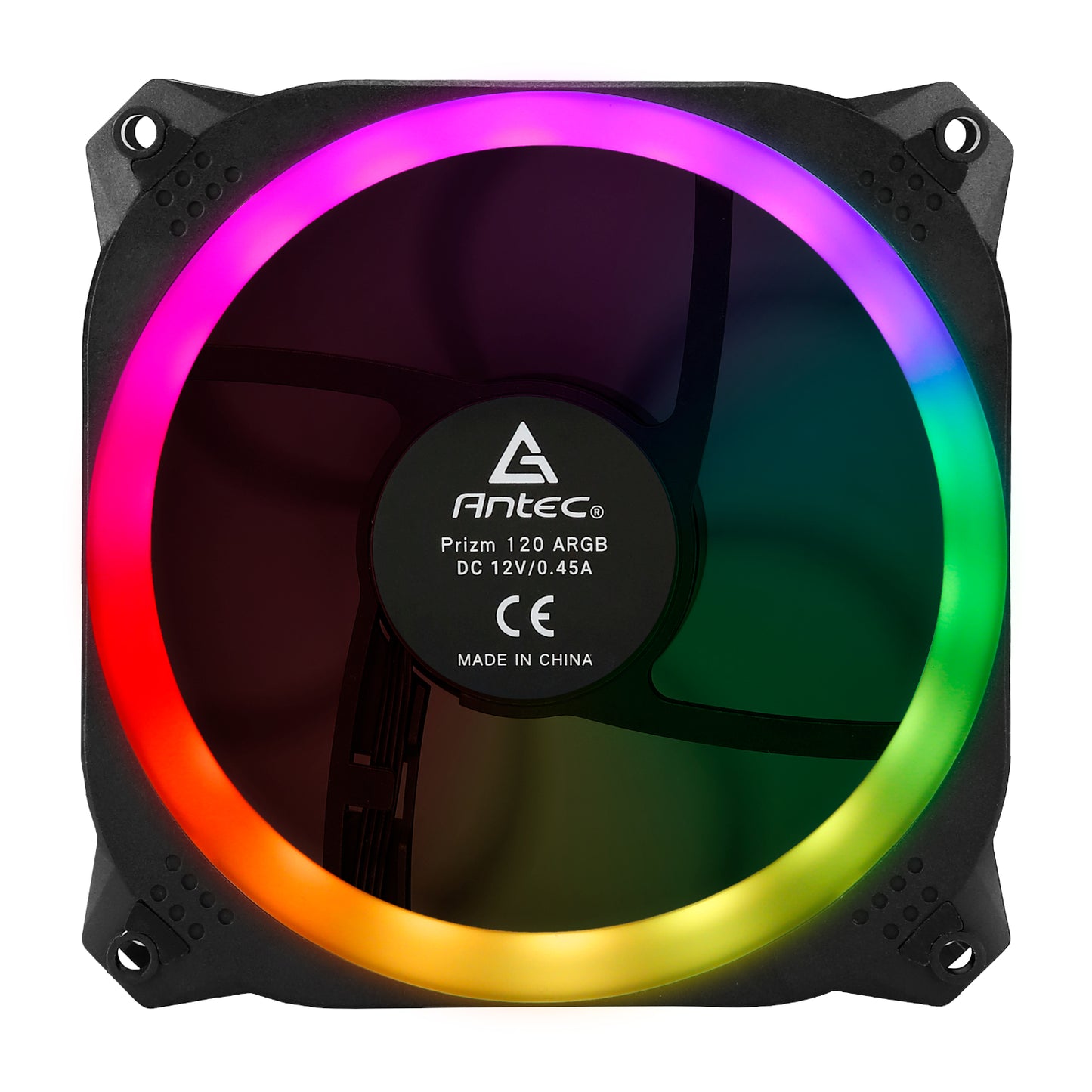 Antec Prizm 120 ARGB Case Fan 5 Pack + Controller - Black-3