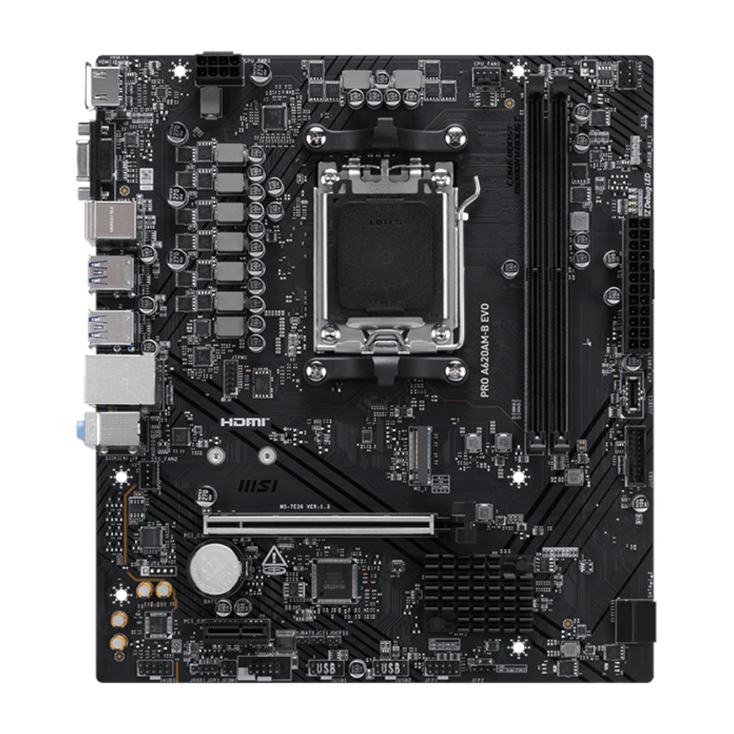 MSI PRO A620AM-B EVO AM5 M-ATX Motherboard-1
