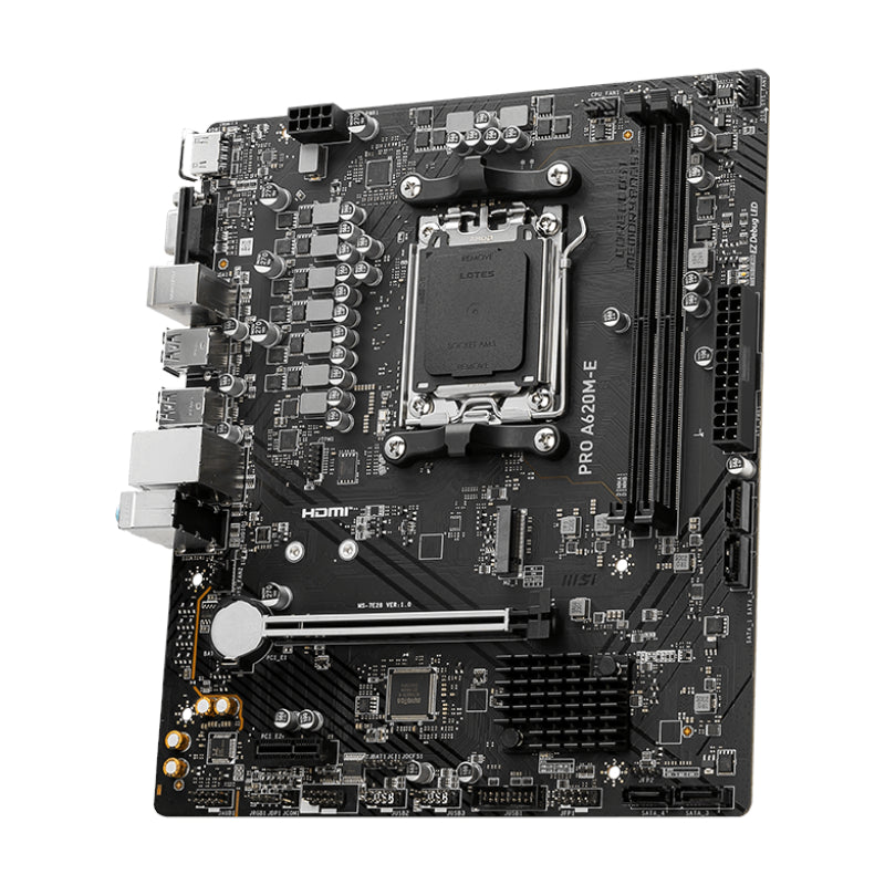 MSI A620M-E PRO AMD AM5 MATX Gaming Motherboard-2