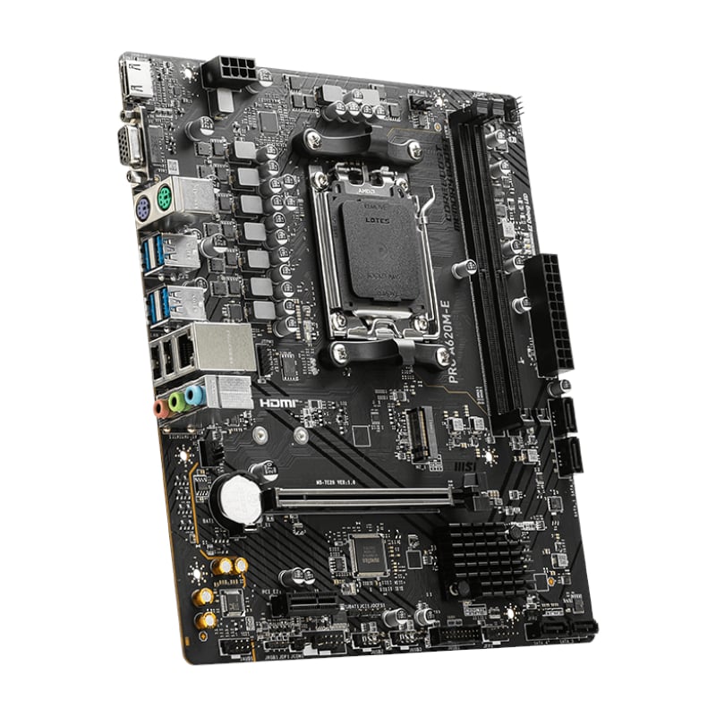 MSI A620M-E PRO AMD AM5 MATX Gaming Motherboard-3