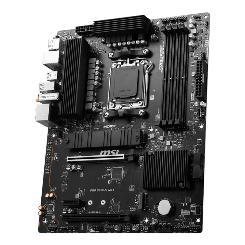 MSI PRO B650-S Wi-Fi AMD AM5 ATX Gaming Motherboard-2