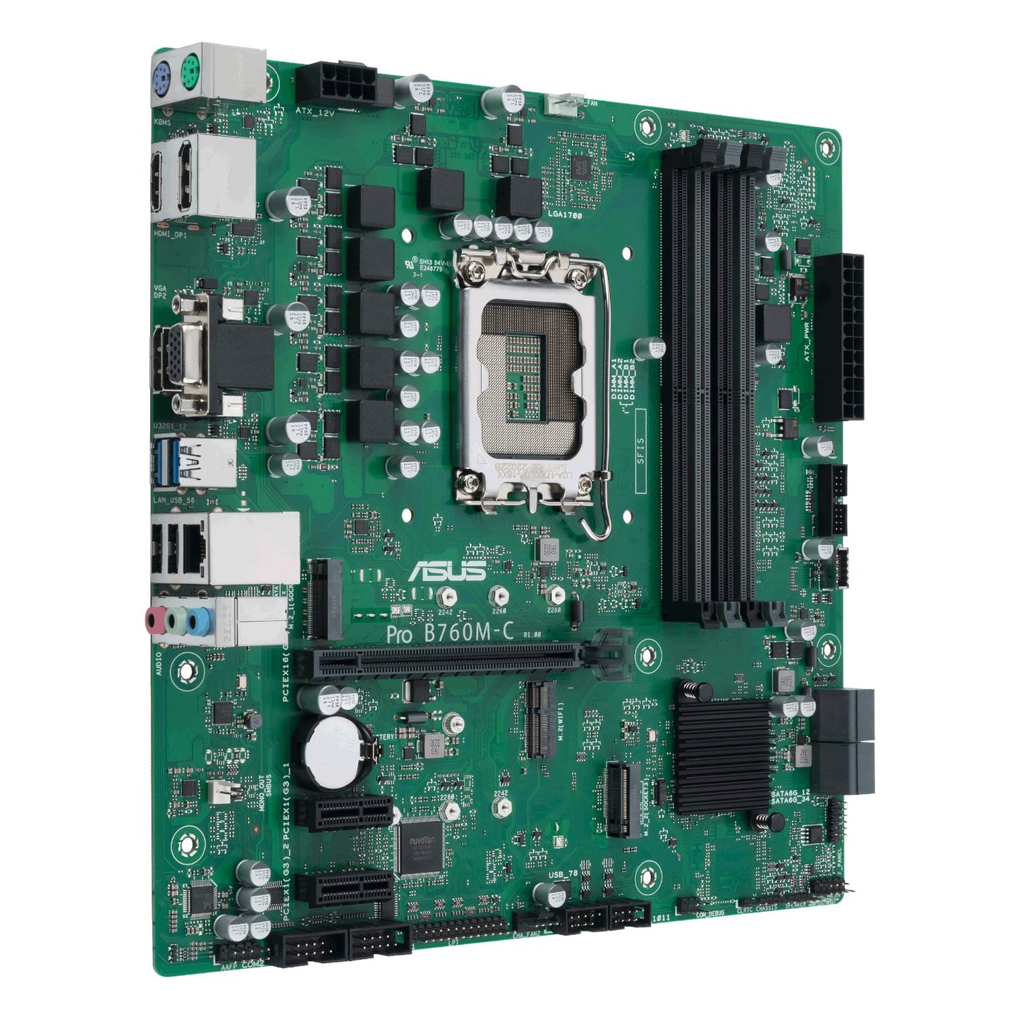 ASUS PRO B760M C CSM LGA 1700 M-ATX Motherboard-2