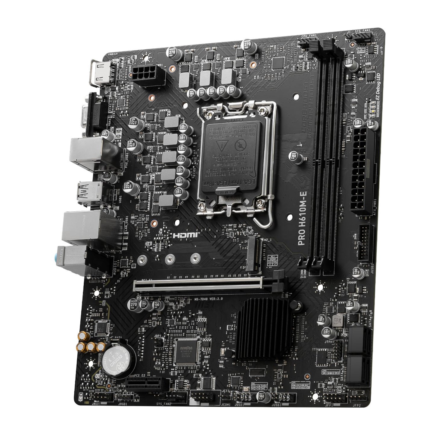 MSI H610M-S PRO Intel LGA1700 M-ATX Motherboard-3