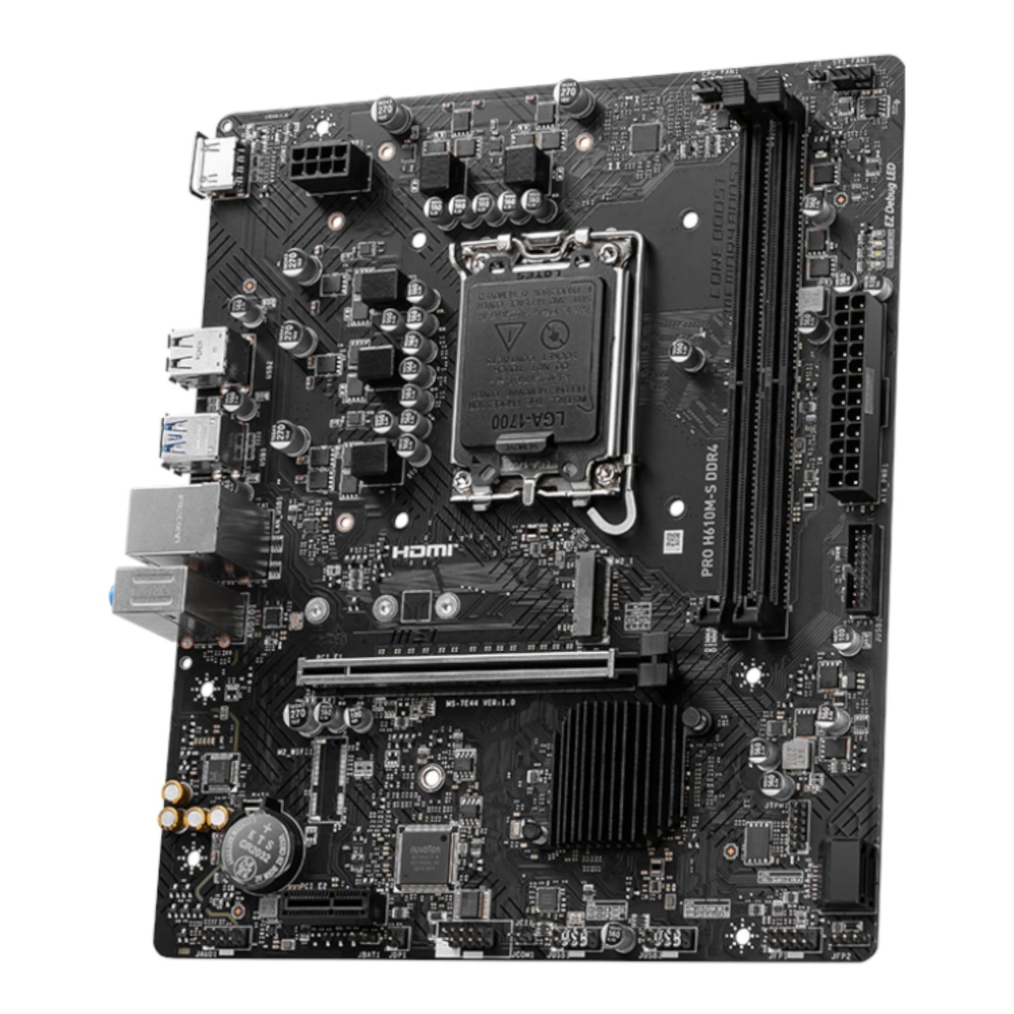 MSI H610M-S PRO LGA1700 M-ATX DDR4 Motherboard-3
