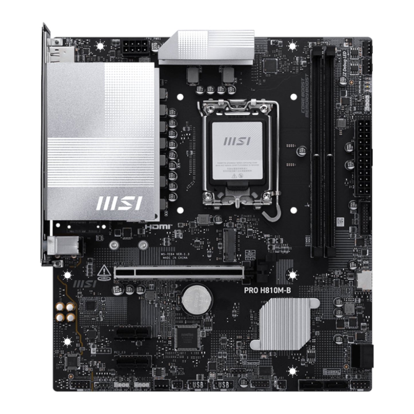 MSI H810M-B PRO LGA1851 M-ATX DDR5 Motherboard-1