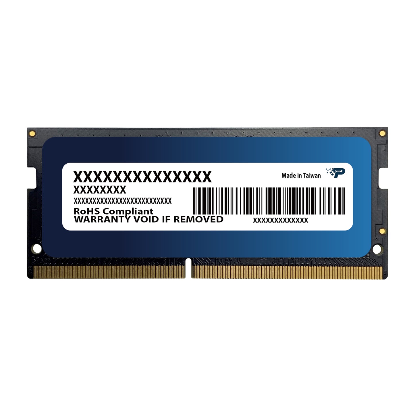 Patriot Core Series 12GB 5600MHz DDR5 SODIMM Notebook Memory-3