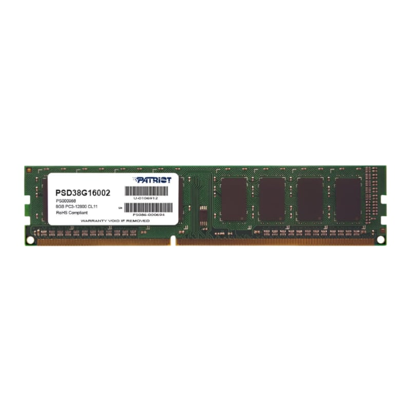 Patriot Signature Line 8GB 1600MHz DDR3 Single Rank Desktop Memory-0