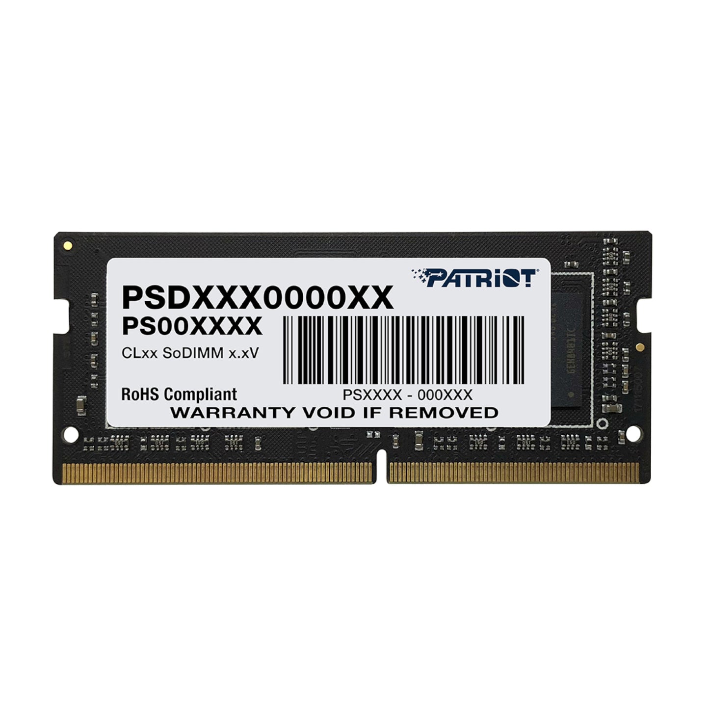 Patriot Signature Line 16GB 3200MHz DDR4 Single Rank SODIMM Notebook Memory-0