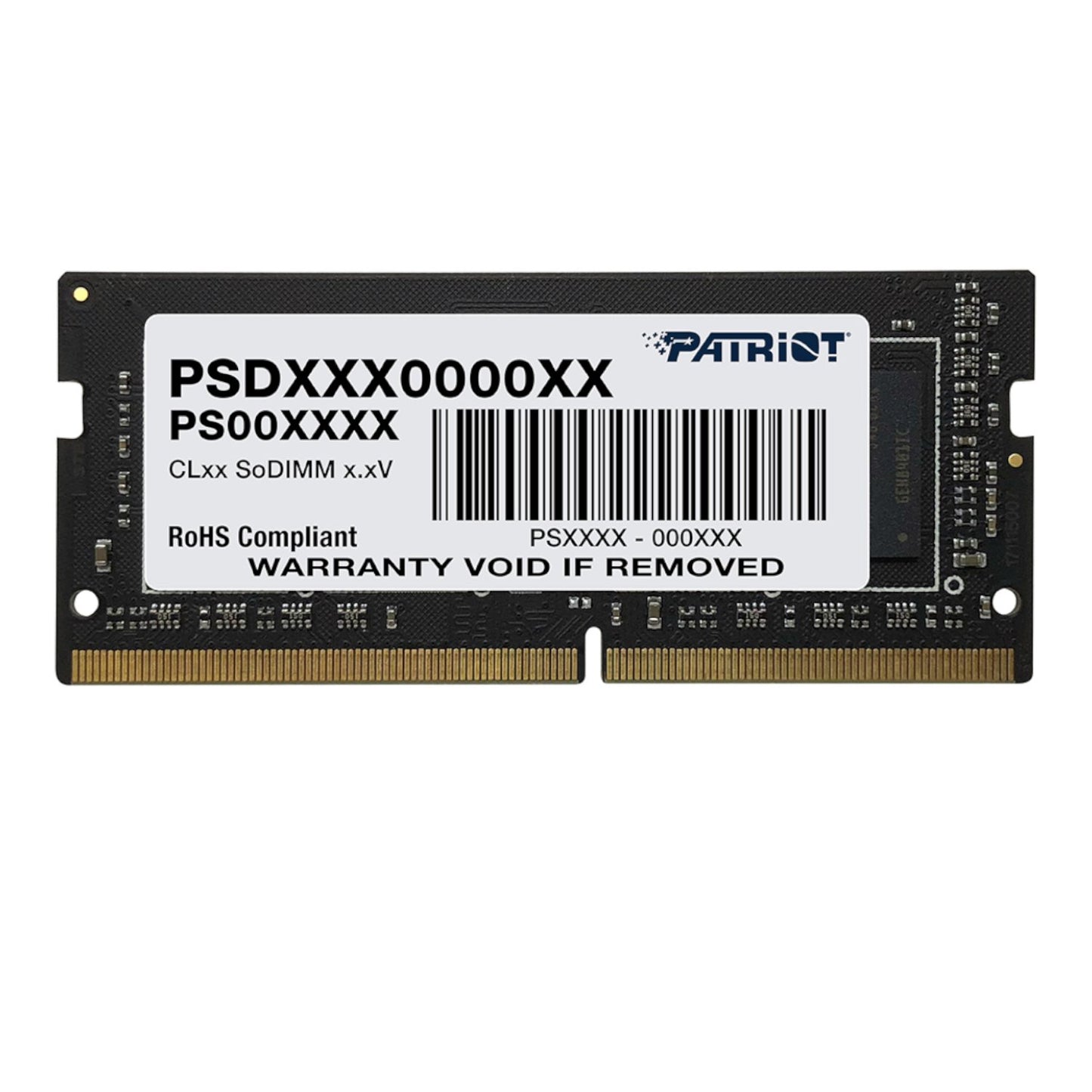 Patriot Signature Line 8GB 3200MHz DDR4 Dual Rank SODIMM Notebook Memory-0