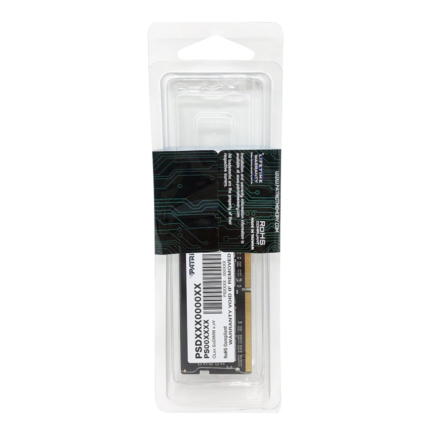 Patriot Signature Line 8GB 3200MHz DDR4 Dual Rank SODIMM Notebook Memory-5