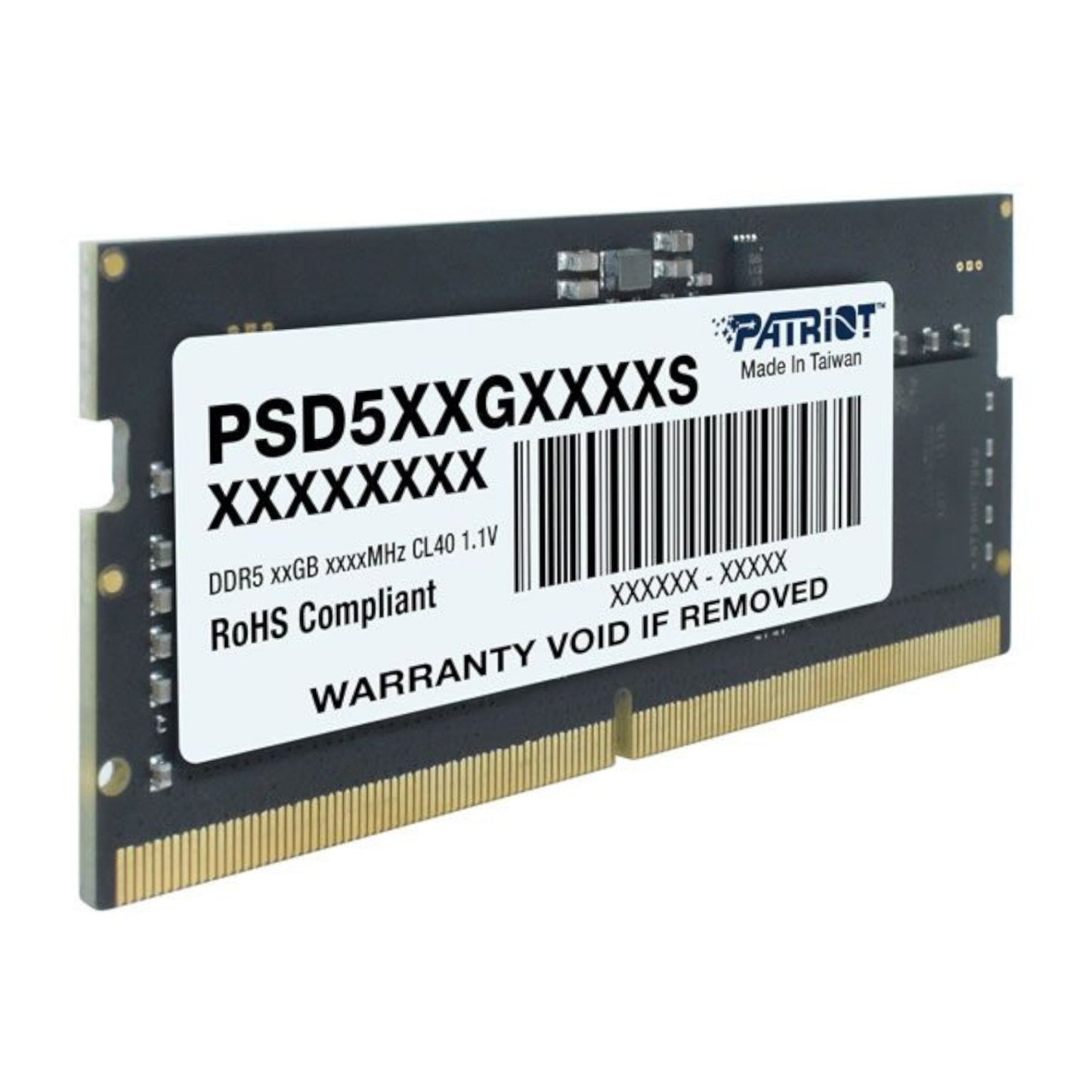 Patriot Signature Line DDR5 16GB 4800MHz Single Rank SODIMM Notebook Memory-3