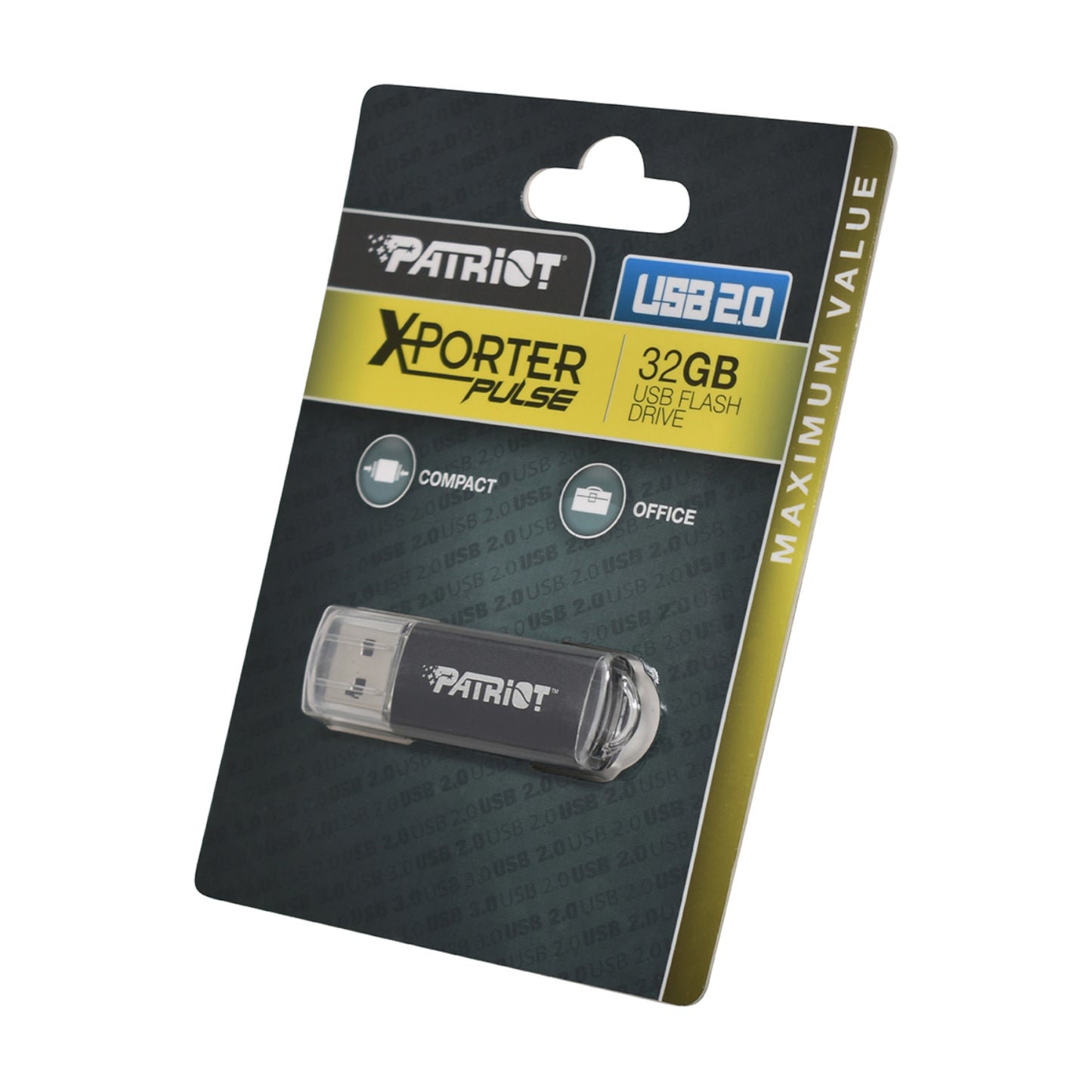 Patriot Xporter 32GB USB2.0 Flash Drive - Black-3