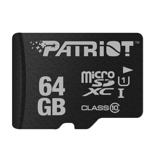 Patriot LX CL10 64GB Micro SDHC Card-0