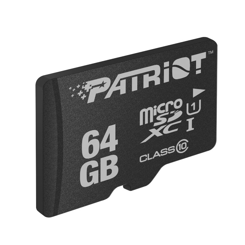 Patriot LX CL10 64GB Micro SDHC Card-1