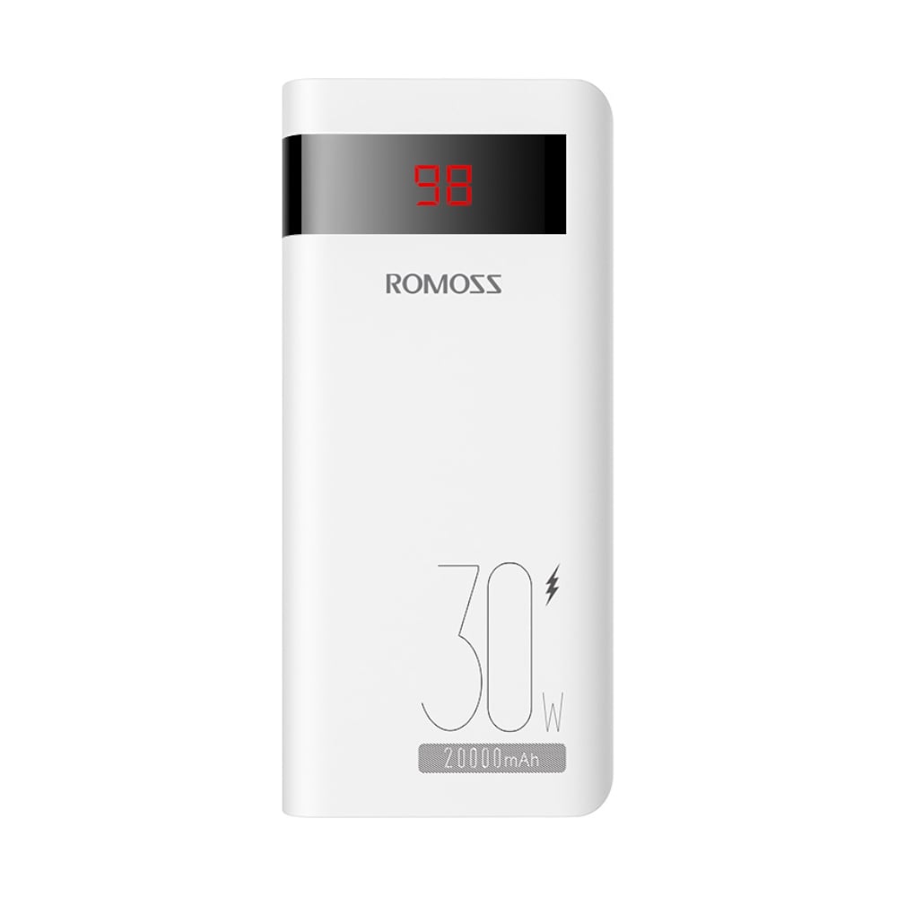 Romoss Sense 6PS Pro 20000mAh 30W Fast Charge Power Bank - White-1