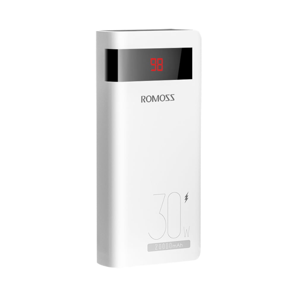 Romoss Sense 6PS Pro 20000mAh 30W Fast Charge Power Bank - White-2