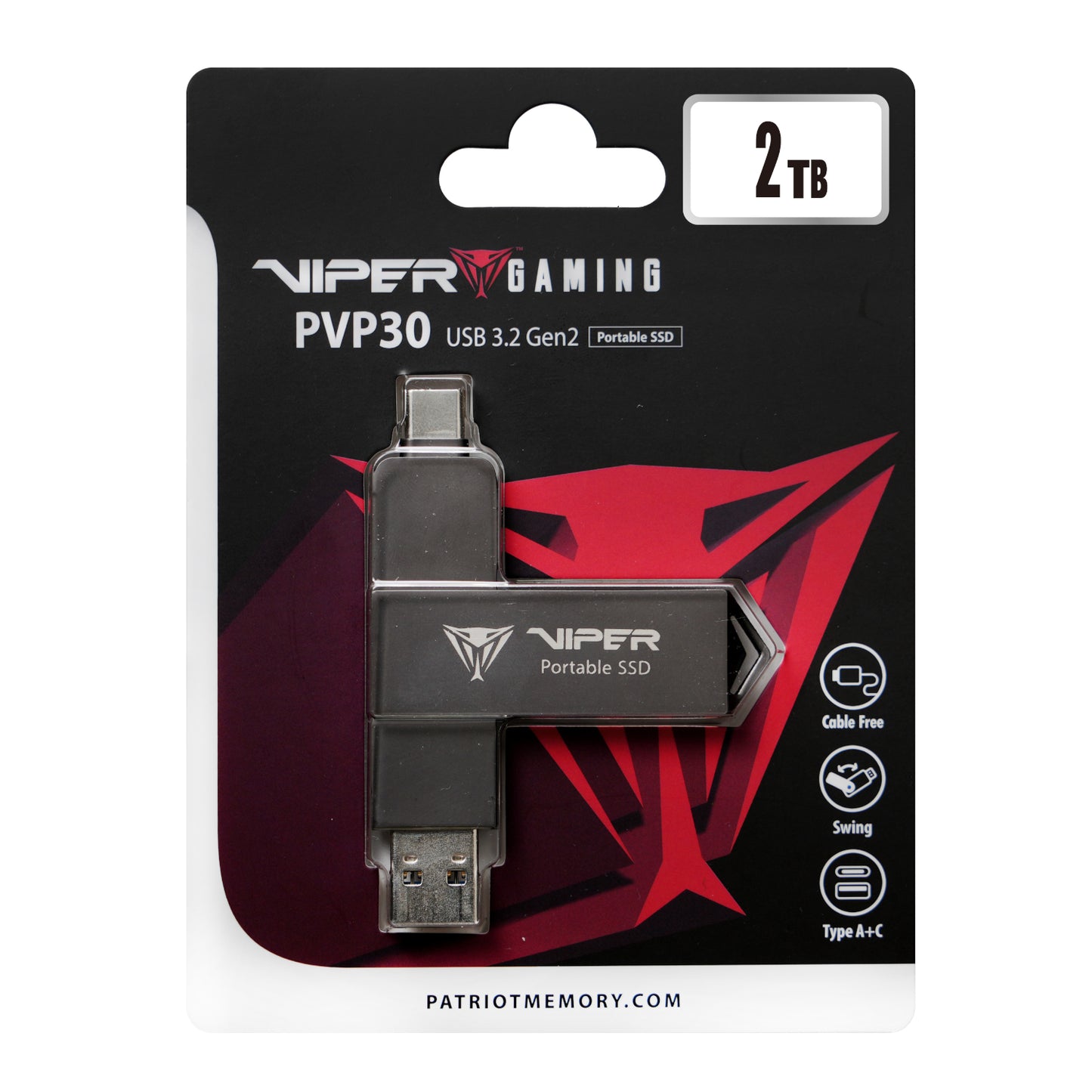 Patriot PVP30 2TB Duo Compact External Portable SSD-4