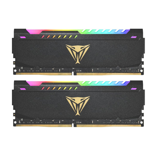 Patriot Vipersteel 32GB KIT (2x16GB) 3600MHz DDR4 Desktop Gaming Memory RGB-0