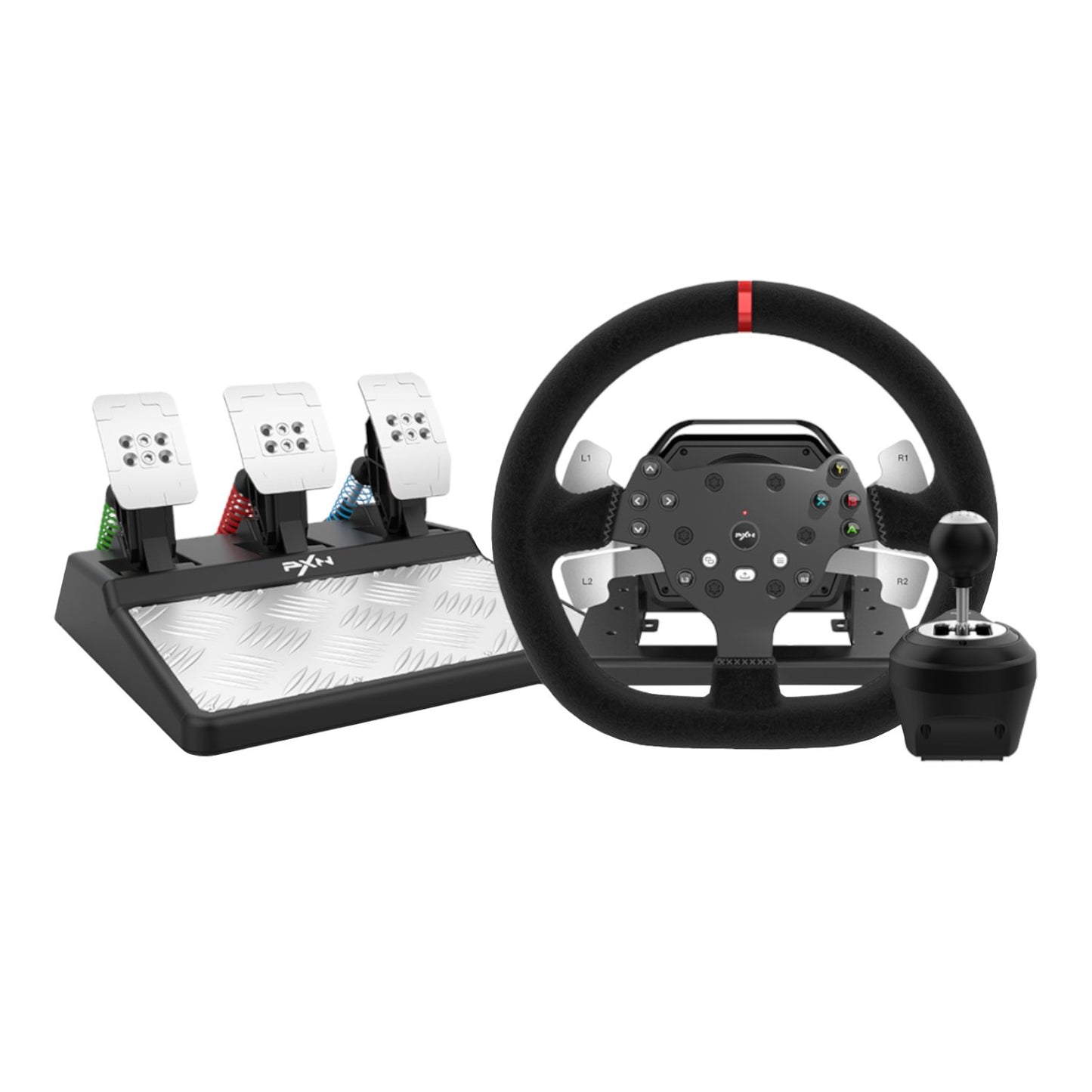 PXN V10 3-in-1 Force Feedback Steering Wheel-0