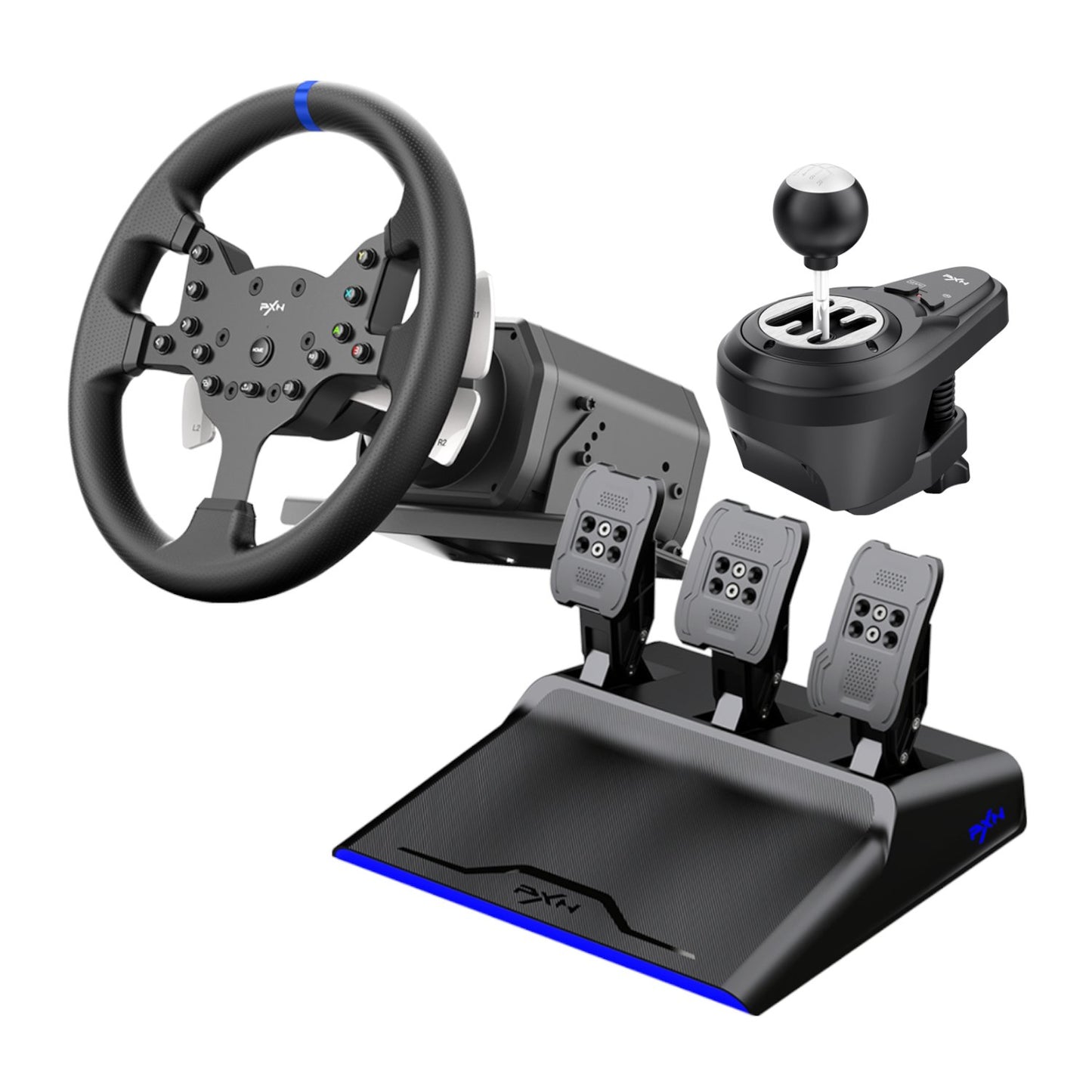 PXN V99 Force Feedback Steering Wheel-0