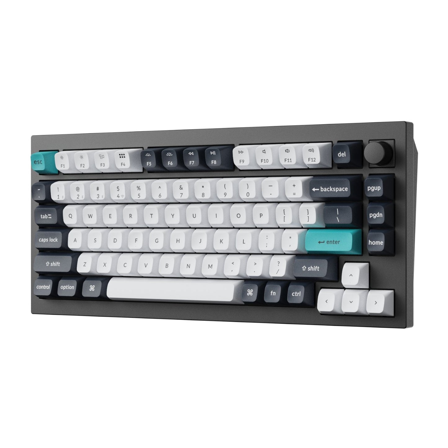 Keychron Q1 Max QMK/VIA RGB Wireless Custom Mechanical Keyboard (Gateron BANANA Switches) - Black-2