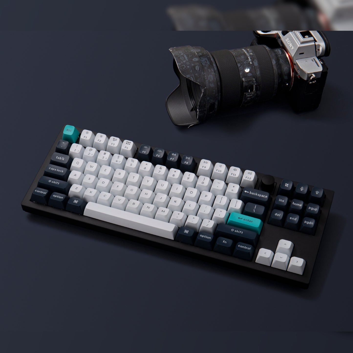 Keychron Q3 Max 80% Full Assembled Knob Red Switch Hot-Swap Gateron Jupiter RGB Wireless Keyboard - Black-4
