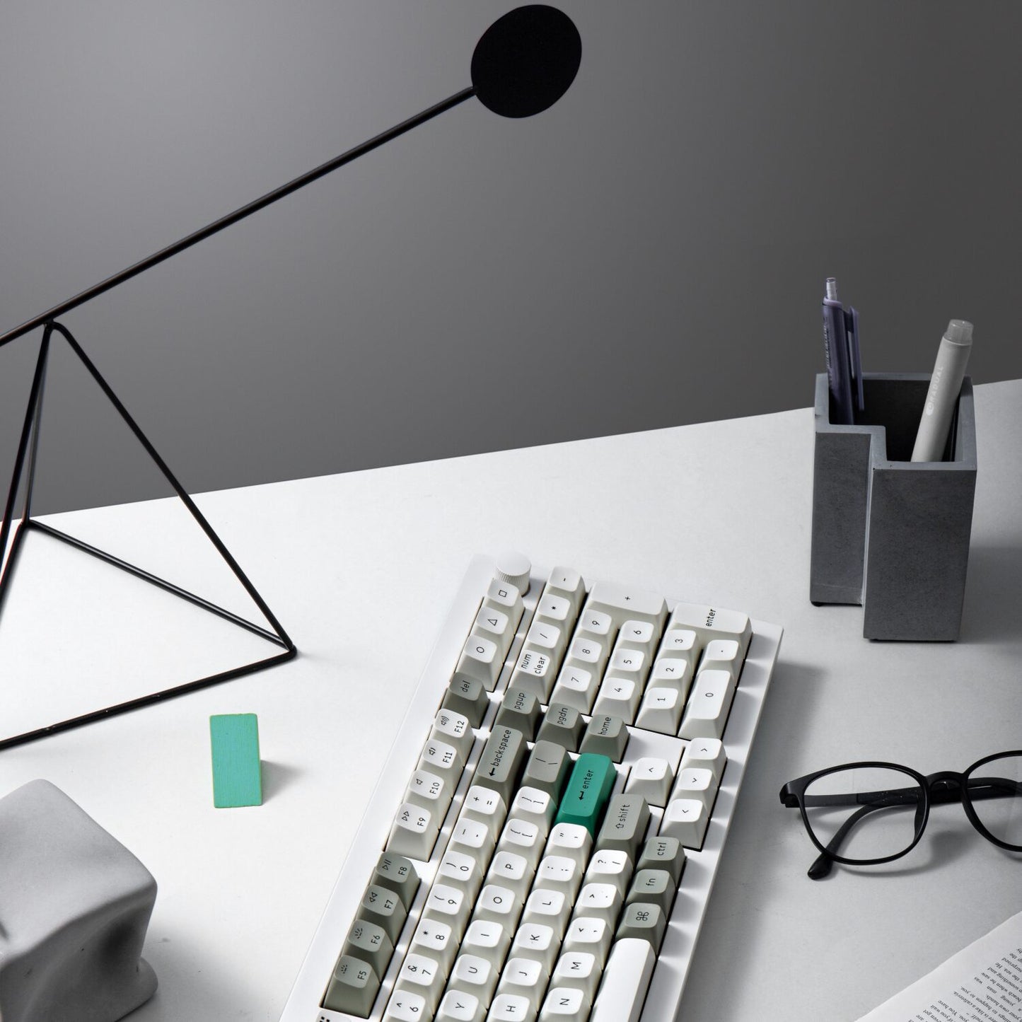 Keychron Q5M-P1 QMK/VIA Wireless Custom Keyboard - Shell White-5