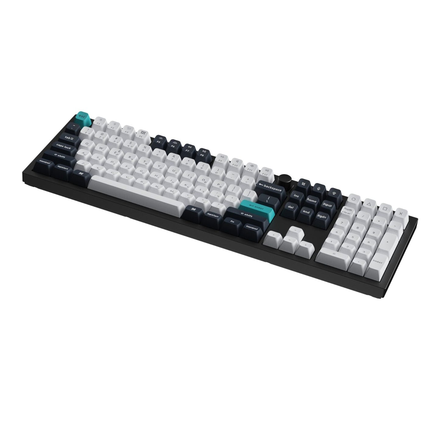 Keychron Q6 Max 100% Full Assembled Knob Red Switch Hot-Swap Gateron Jupiter RGB Wireless Keyboard - Black-3