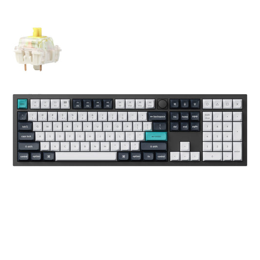 Keychron Q6 Max QMK/VIA Wireless Mechanical Keyboard (Full-Size, Gateron Jupiter Banana)-0