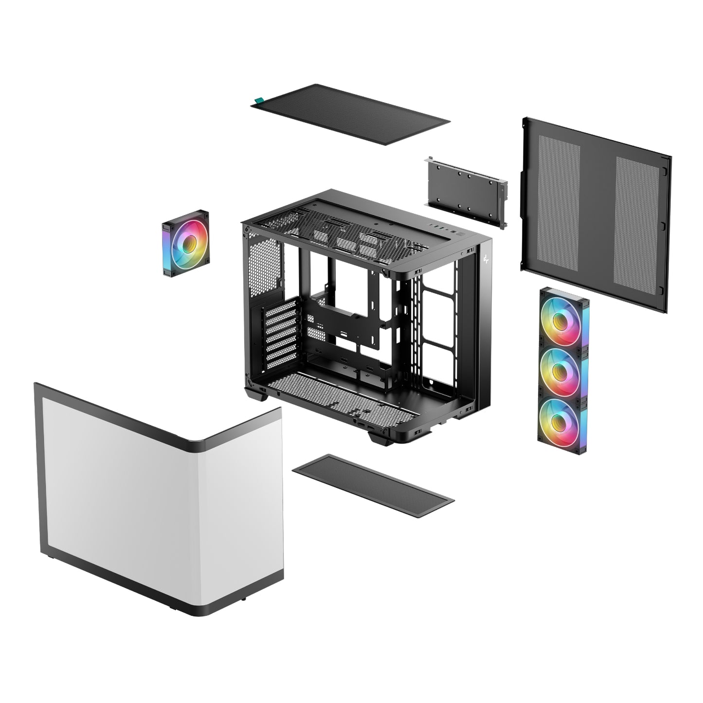 DeepCool CG530U 4F ATX Gaming Chassis - Black-6