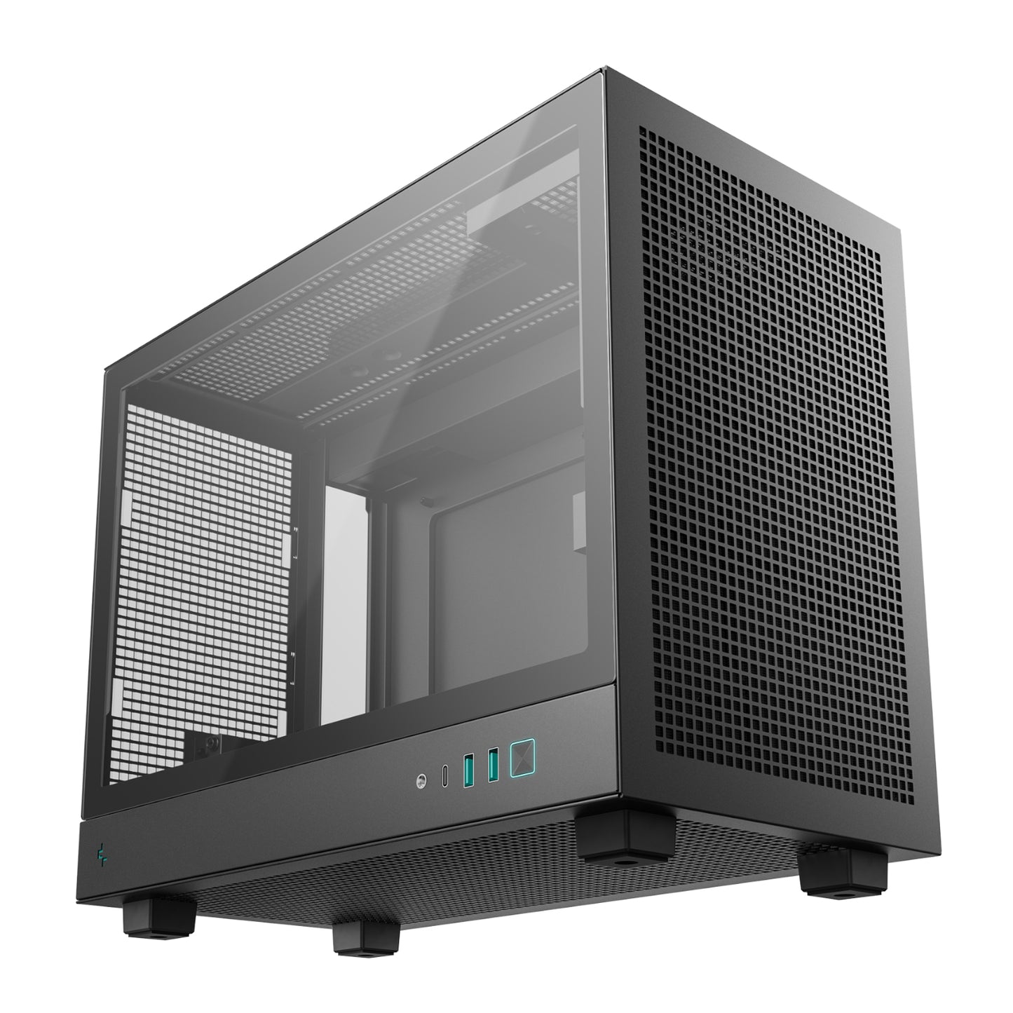 DeepCool CH160 PLUS Micro-ATX Chassis - Black-1