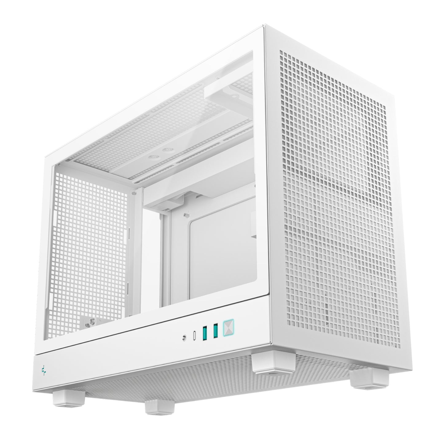 DeepCool CH160 PLUS Micro-ATX Chassis - White-1
